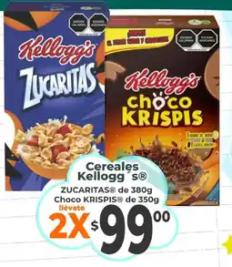 Casa Ley Cereales Kellogg's® ZUCARITAS® Choco KRISPIs® oferta