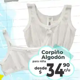 Casa Ley Corpiño Algodón para niña oferta