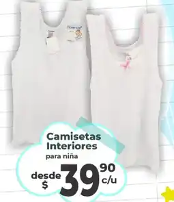 Casa Ley Camisetas Interiores para niña oferta