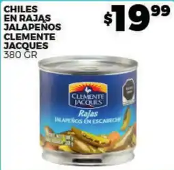 Merco Clemente Jacques chiles en rajas jalapeños oferta