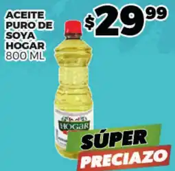 Merco hogar aceite puro de soya oferta