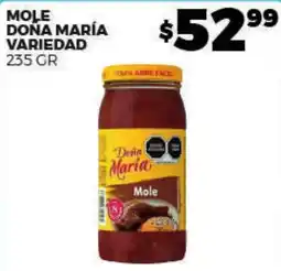 Merco Mole Dona Maria Variedad oferta