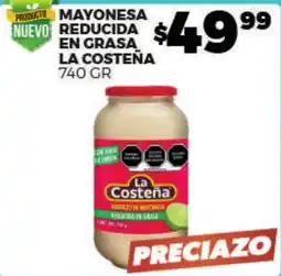 Merco La Costeña mayonesa reducida en grasa oferta