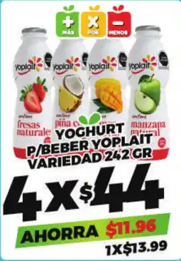 Merco Yoplait yoghurt p/ beber oferta
