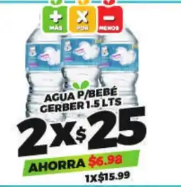 Merco Agua P/Bebe Gerber oferta