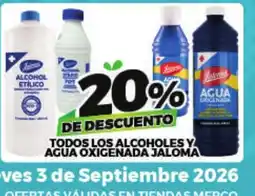 Merco Jaloma todos los alcoholes y agua oxigenada oferta