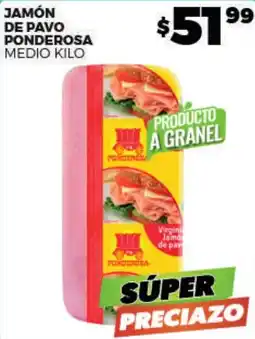 Merco Ponderosa jamón de pavo oferta