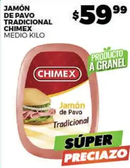 Merco Chimex jamón de pavo tradicional oferta
