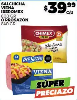Merco Chimex salchicha viena oferta