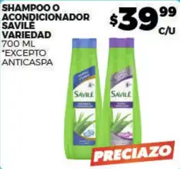 Merco savile shampoo o acondicionador oferta