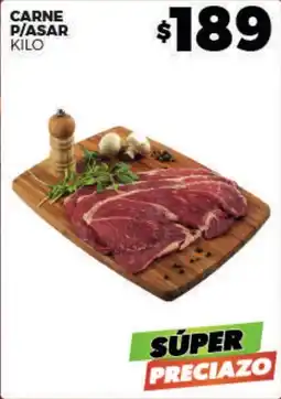 Merco carne p/asar oferta
