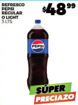 Merco Pepsi refresco regular o light oferta