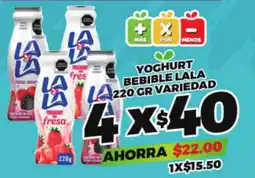 Merco Yoghurt bebible lala variedad oferta