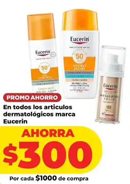 HEB Eucerin En todos los articulos dermatológicos oferta