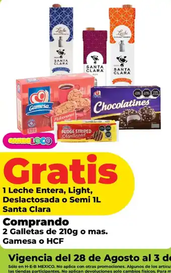Santa Clara Leche Entera, Light, Deslactosada o Semi