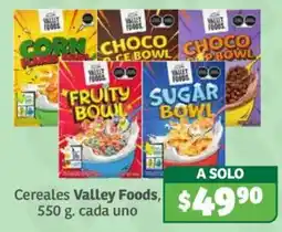 Soriana Híper Cereales Valley Foods oferta