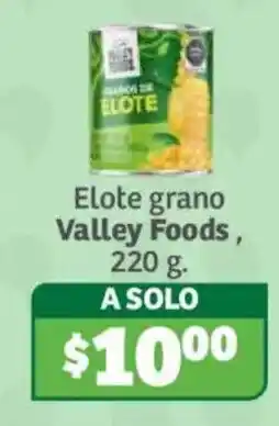 Soriana Híper Valley Foods elote grano oferta