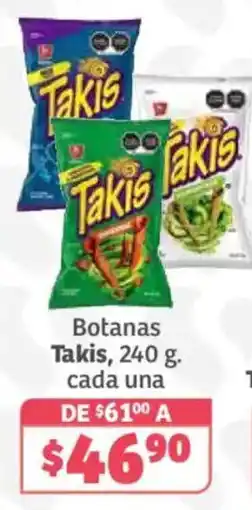 Soriana Híper Takis Botanas oferta