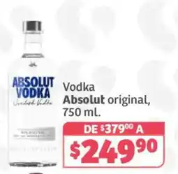 Soriana Híper Absolut Vodka oferta