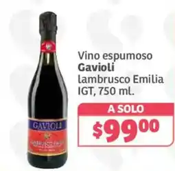 Soriana Híper Gavioli vino espumoso lambrusco emilia oferta