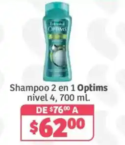 Soriana Híper Optims Shampoo 2 en 1 nivel 4 oferta