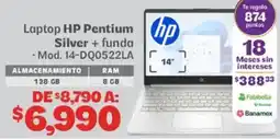 Soriana Híper Hp laptop pentium silver oferta