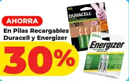 HEB Duracell Energizer oferta