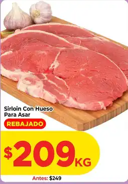 HEB Sirloin Con Hueso Para Asar oferta