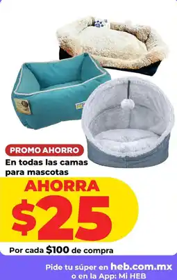 HEB camas para mascotas oferta