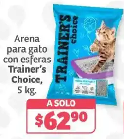 Soriana Híper Trainer's Choice arena para gato con esferas oferta