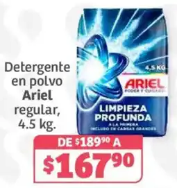 Soriana Híper Ariel detergente en polvo regular oferta