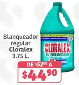 Soriana Híper Cloralex blanqueador regular oferta