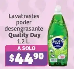 Soriana Híper Quality Day lavatrastes poder desengrasante oferta