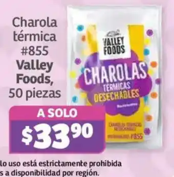 Soriana Híper Valley Foods charolas térmicas desechables oferta
