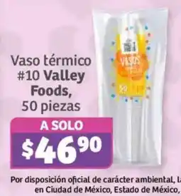 Soriana Híper Valley Foods Vaso térmico #10 oferta