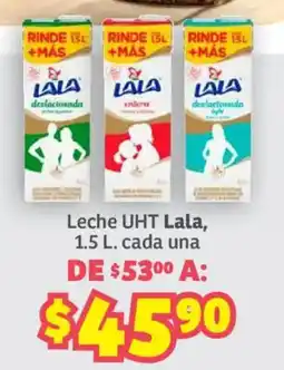Soriana Híper Leche UHT Lala oferta
