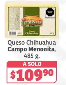 Soriana Híper Queso Chihuahua Campo Menonita oferta