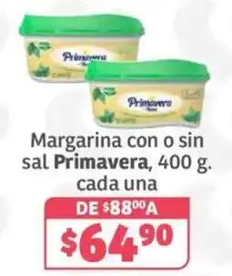 Soriana Híper Primavera margarina con o sin sal oferta