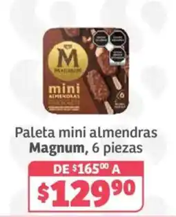 Soriana Híper magnum paleta mini almendras oferta