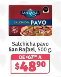 Soriana Híper San Rafael salchicha pavo oferta