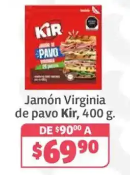 Soriana Híper Kir jamón de pavo oferta