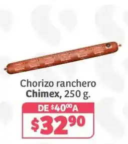 Soriana Híper Chimex chorizo ranchero oferta