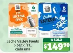 Soriana Híper Leche Valley Foods oferta