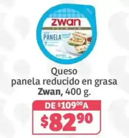 Soriana Híper Zwan queso panela reducido en grasa oferta