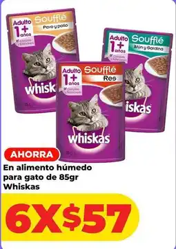 HEB Whiskas - alimento h uevo para gato oferta