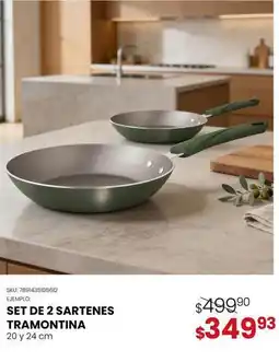 Woolworth Tramontina - set de 2 sartenes oferta
