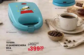 Rca - tetera o sandwichera