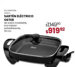 Woolworth Oster - sarten electrico oferta