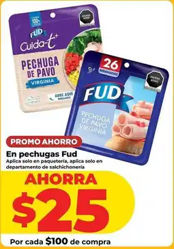 HEB Fud - pechuga de pavo virginia oferta