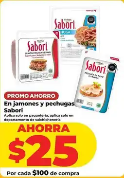 HEB Sabori - jamon y pechugas oferta